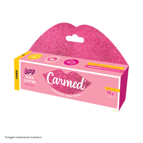 Carmed BFF Rosa Glitter (ATACADO 10 UN) - Image 3